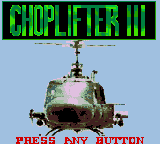 Заставка игры Choplifter III